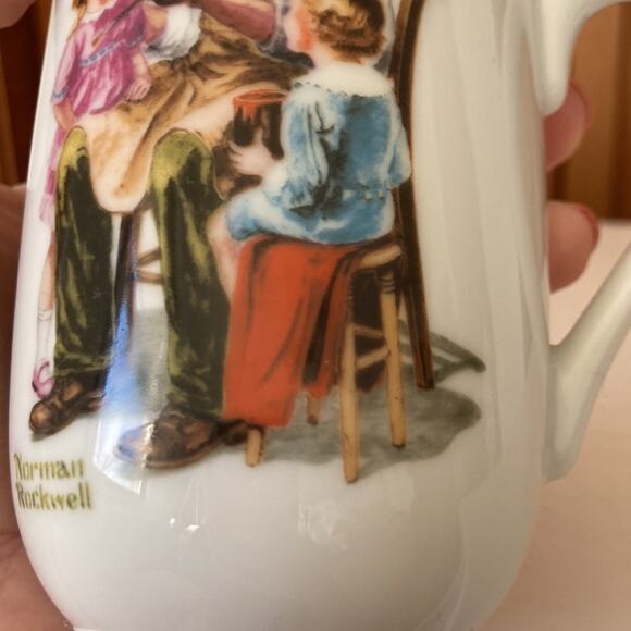 Vintage 1982 Norman Rockwell “The Toymaker” Collectible Mug - Picture 8 of 12